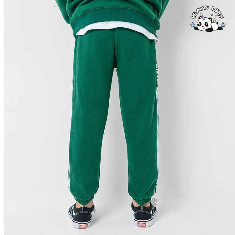 LEZONKIDS - Cheap Casual Pants for Kids Pants Custom logo Printed 100 Cotton Sweatpants